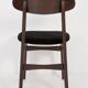 Black velvet armchair mid-century by Rajmund Halas, Poland, 1960.