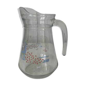 Vintage Yves Rocher decanter retro pitcher