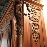Grande Armoire XVIIIème D'Epoque Régence , Travail Parisien