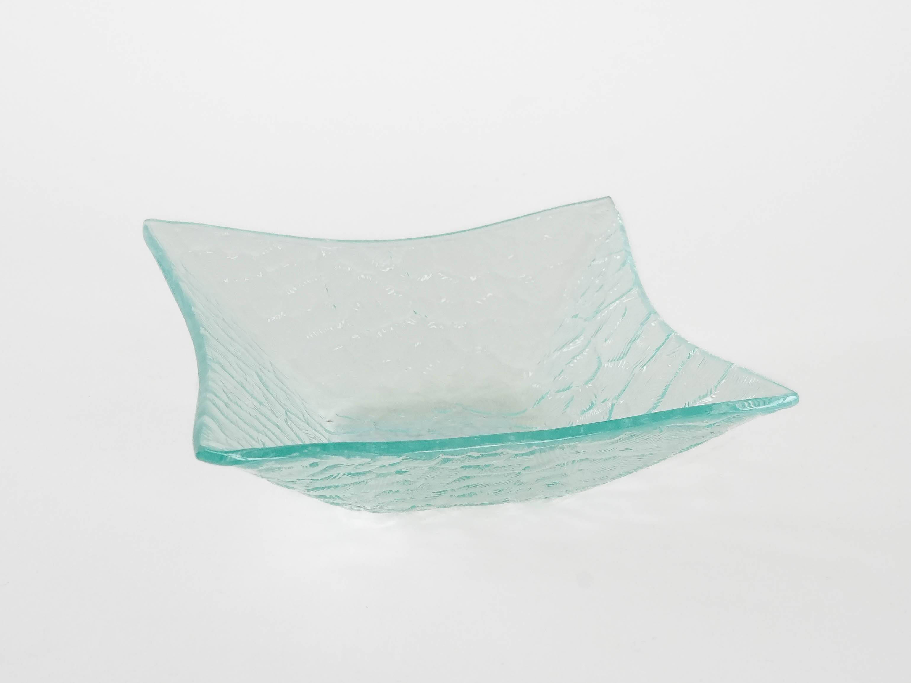 Glass bowl, Danish design, 1970s, manufactured in Denmark