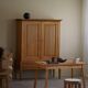 Danish modern birch desk/dining table attributed to Philip Arctander, 1940s.