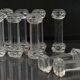Lot of 10 Mid Century Val Saint Lambert Crystal Knife Rests