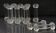 Lot of 10 Mid Century Val Saint Lambert Crystal Knife Rests