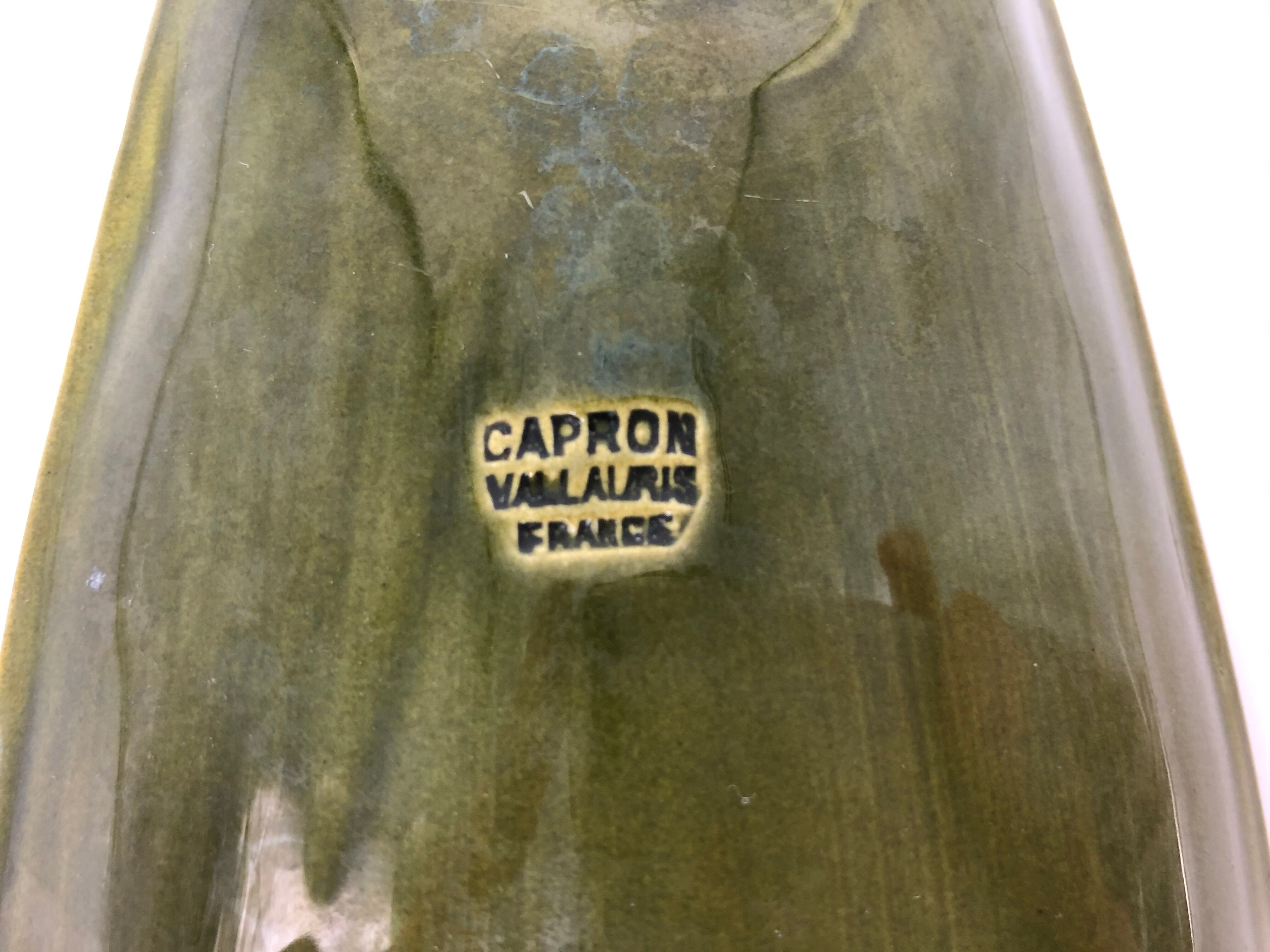 Ceramic "Herbier" trinket bowl by Roger Capon, circa 1950