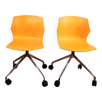 Pair of design office chairs, No Frill