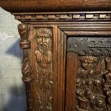 Antique buffet richly carved – Renaissance / Henry II style