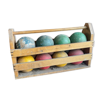 Vintage wooden ball game