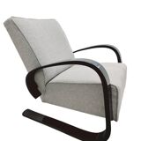 Pair of stunning Art Deco cantilever armchairs by M. Navratil, 1930s Czechoslovakia