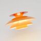 Orange Scandinavian lamp, 1970s