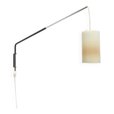 Mid-century German minimalist wall lamp with cantilever arm by Erco.