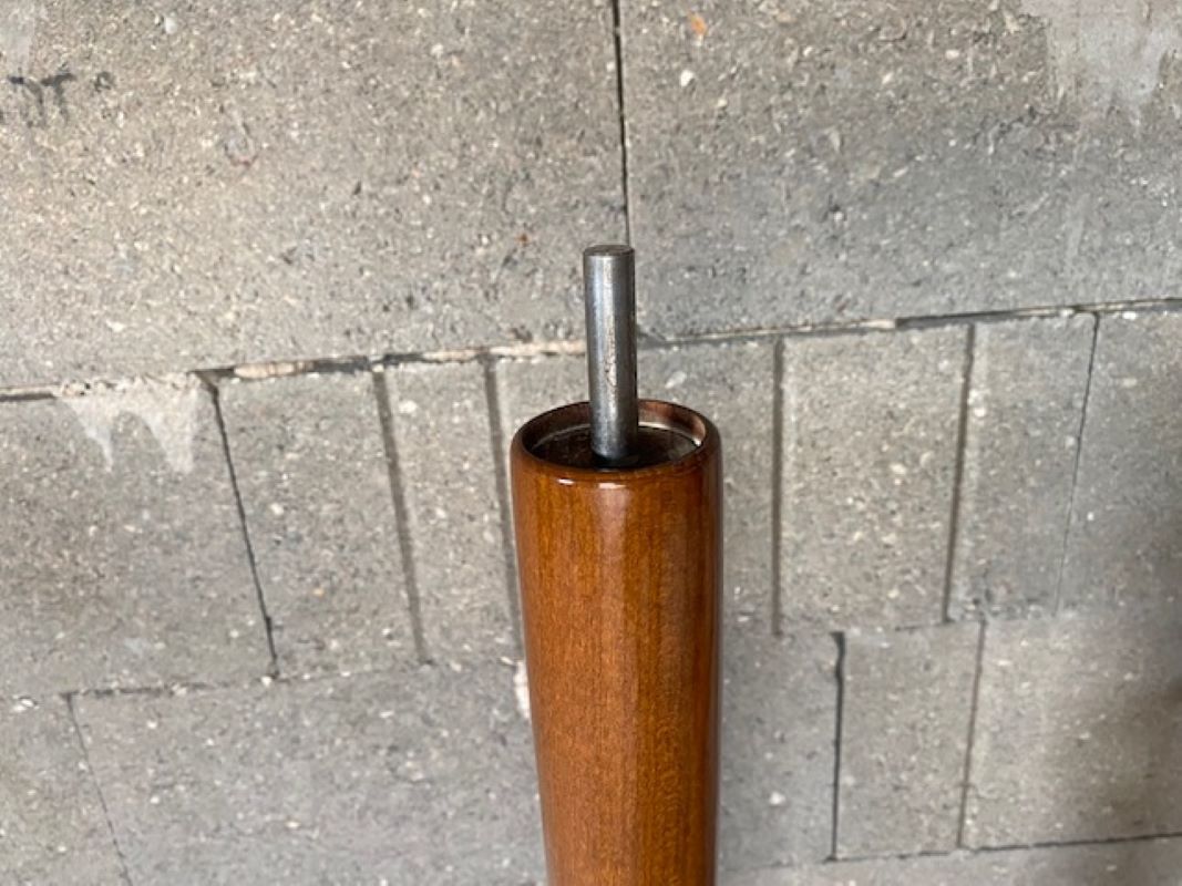 Coat rack swivel parrot Baumann bistro style 1960 curved wood