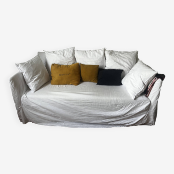 2/3 seater sofa Gervasoni Ghost 10 white