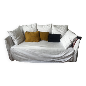 2/3 seater sofa Gervasoni Ghost 10 white