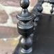 Napoleon III style blackened wood bookcase