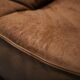 Stunning lounge chair The Rock in brown leather by Gerard Van Den Berg - Montis