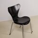 Pair of early 3107 "Syveren" Arne Jacobsen dining chairs, 1965