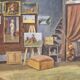 Tableau chambre d'artiste