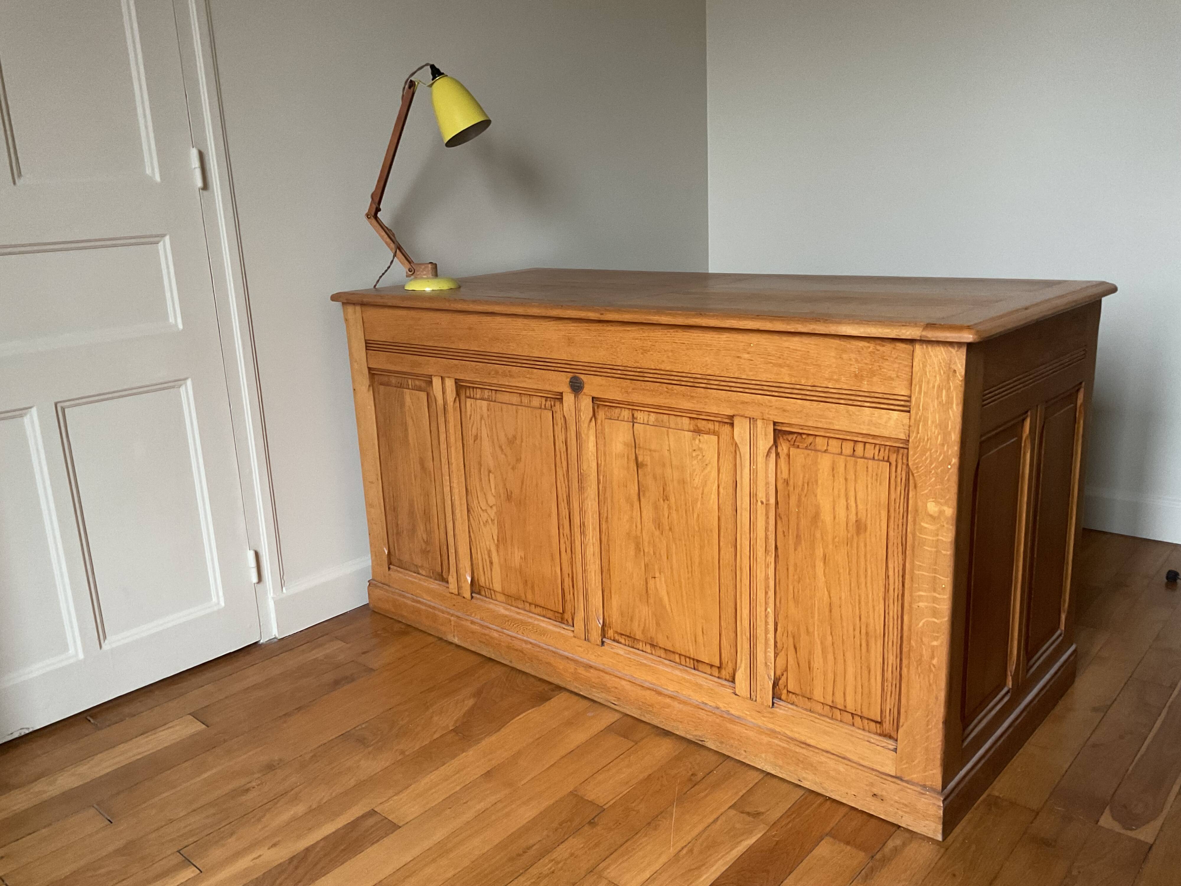 Antique oak desk