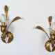 Paire appliques feuilles