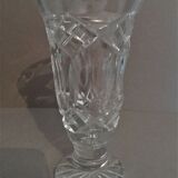 Crystal vase cut 50s-60s