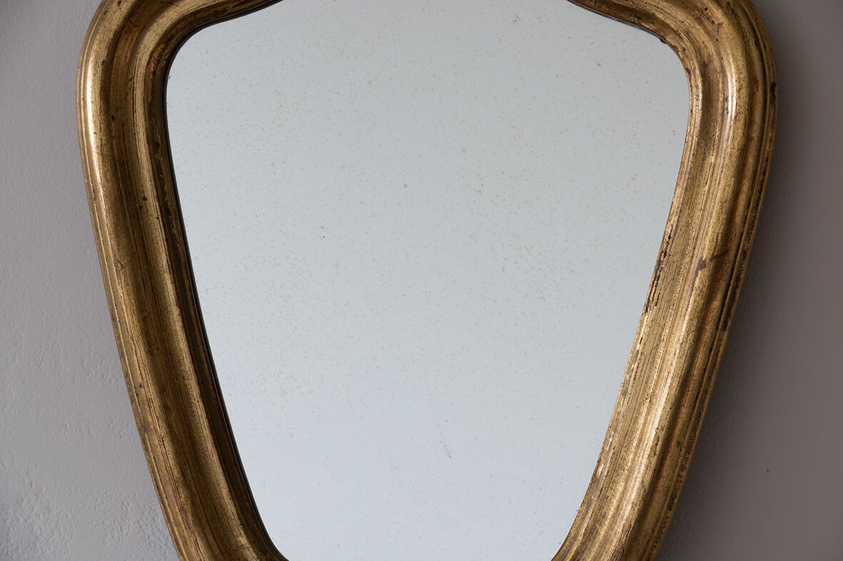 Golden mirror - 28 x 23 cm