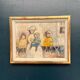 Original Swedish Oil on Canvas – “Familj” by Pia Hesselmark‑Campbell