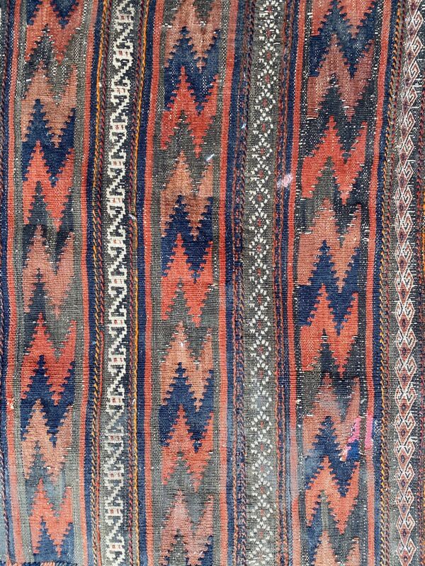 Tapis Kilim ancien turc 51x127 cm