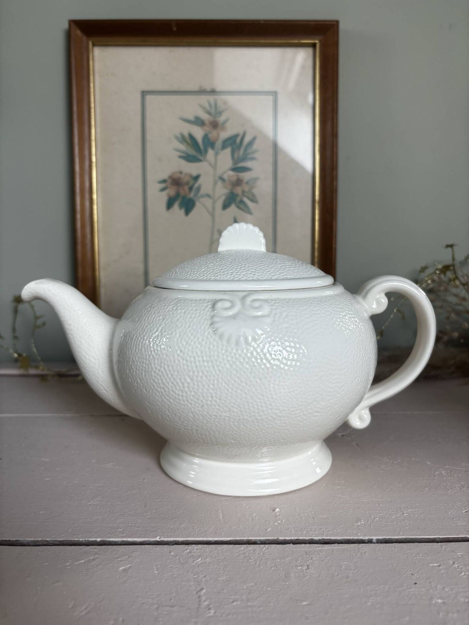 Ensemble théière sucrier pot à lait Geneviève Lethu Hortense 1991