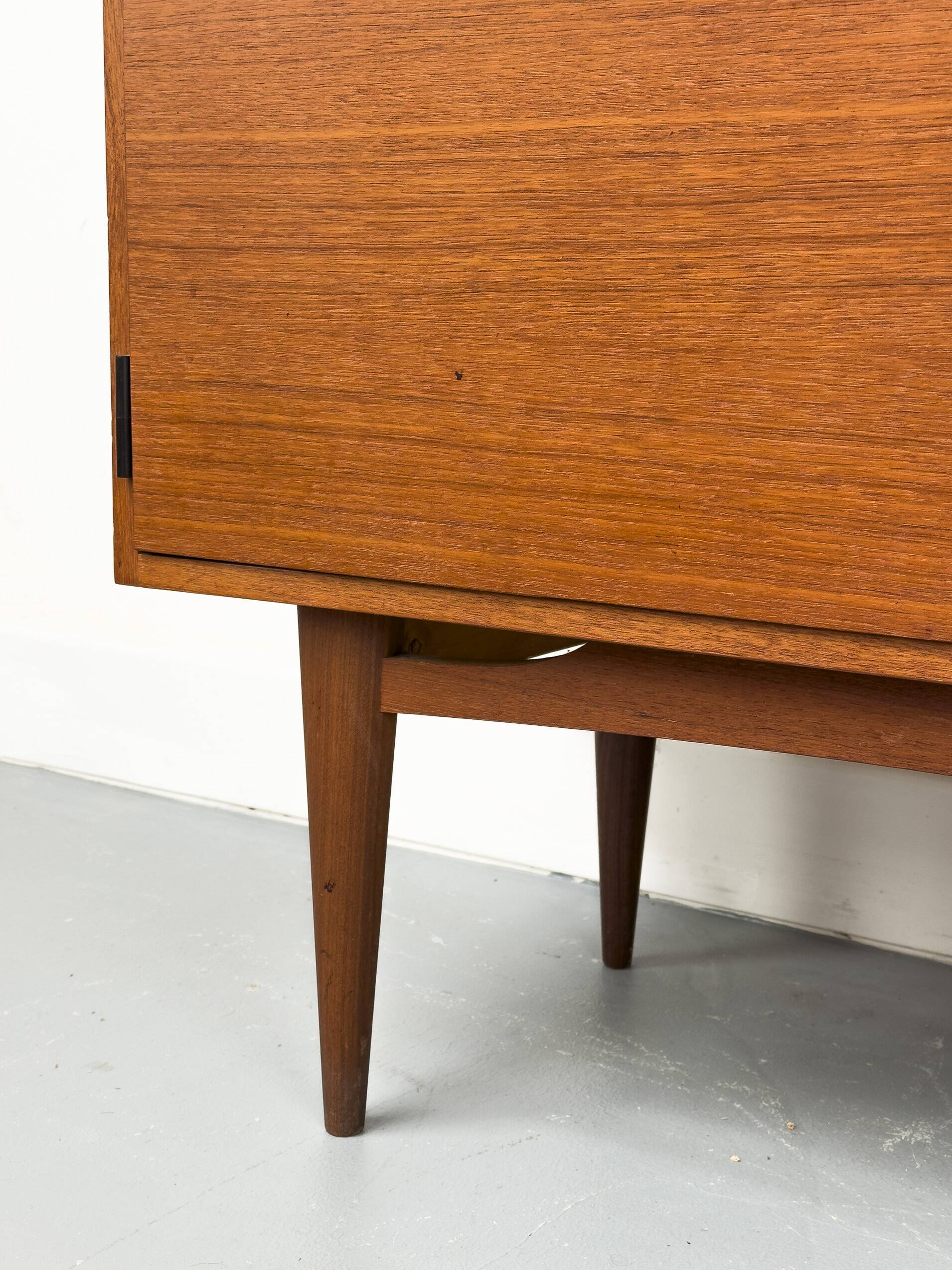 Mid-Century Teak Highboard Cabinet, 1963