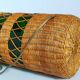 XL bottle lamp foot dressed in rattan 50s