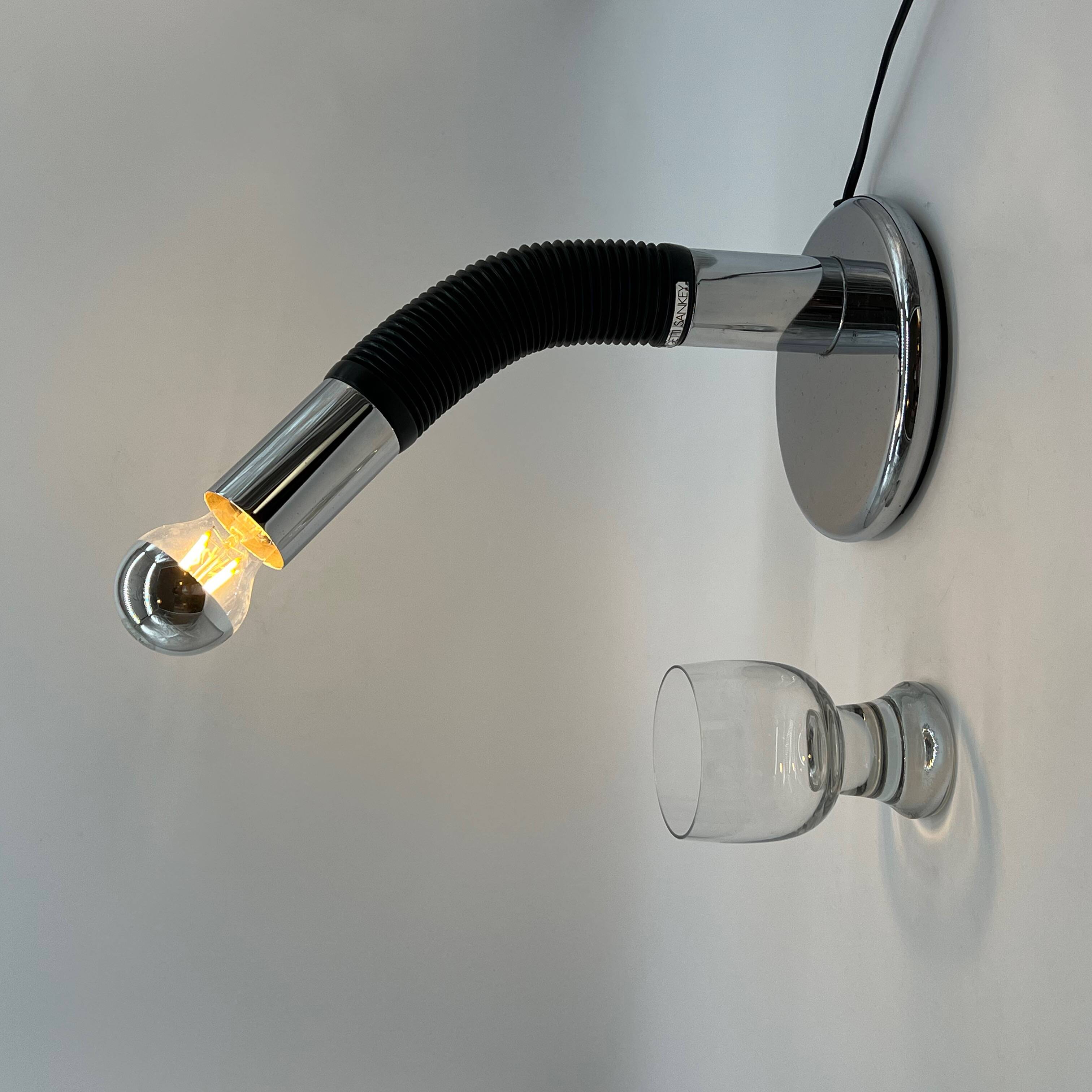 “Elbow” lamp in articulated metal by E. Bellini for Targetti Sankey, Ital