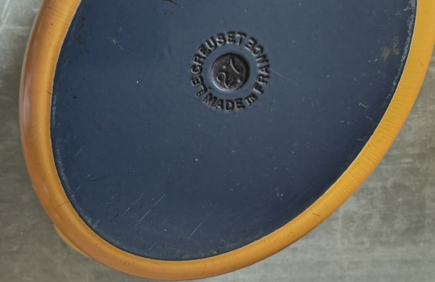 Le Creuset Yellow Oval Casserole