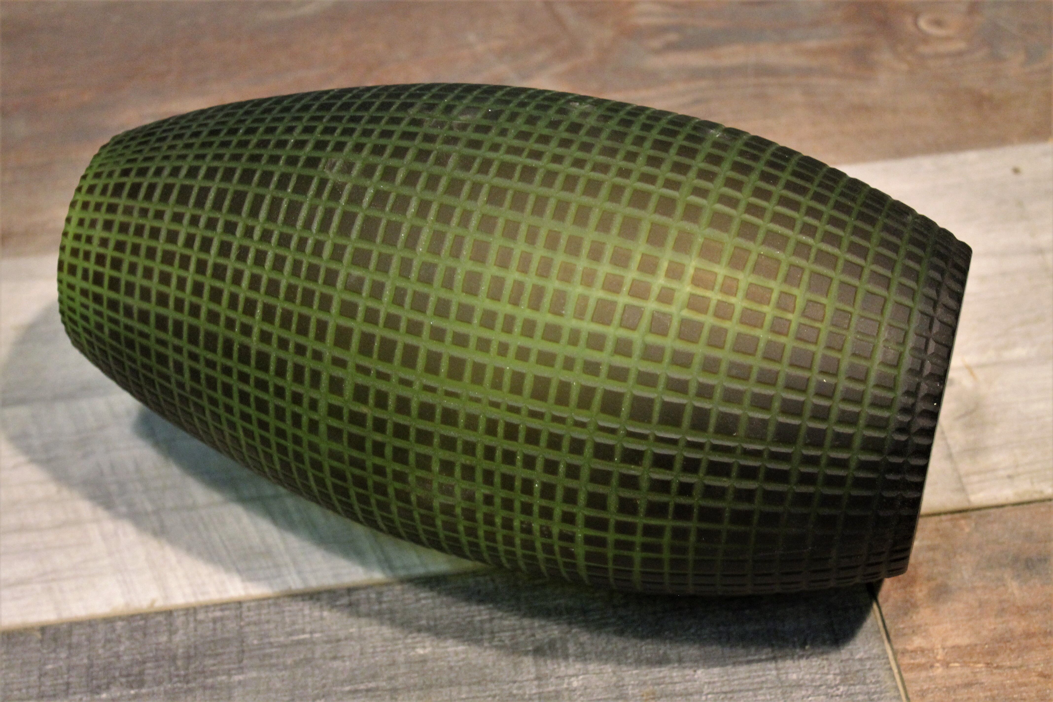 Vase glass "Geometry" 1970