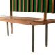 Vintage Wall-Mounted Hall-Stand with a Bench, Italy 1970's