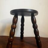 Wooden tripod stool for plant holder