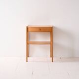 Table de chevet vintage en chêne