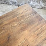 50s pine and oak farmhouse table 2.5m