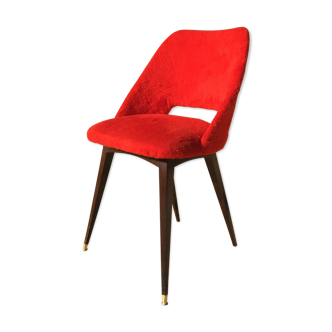 60's red soft chair