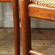 2 "plywood" chairs & braided rope
