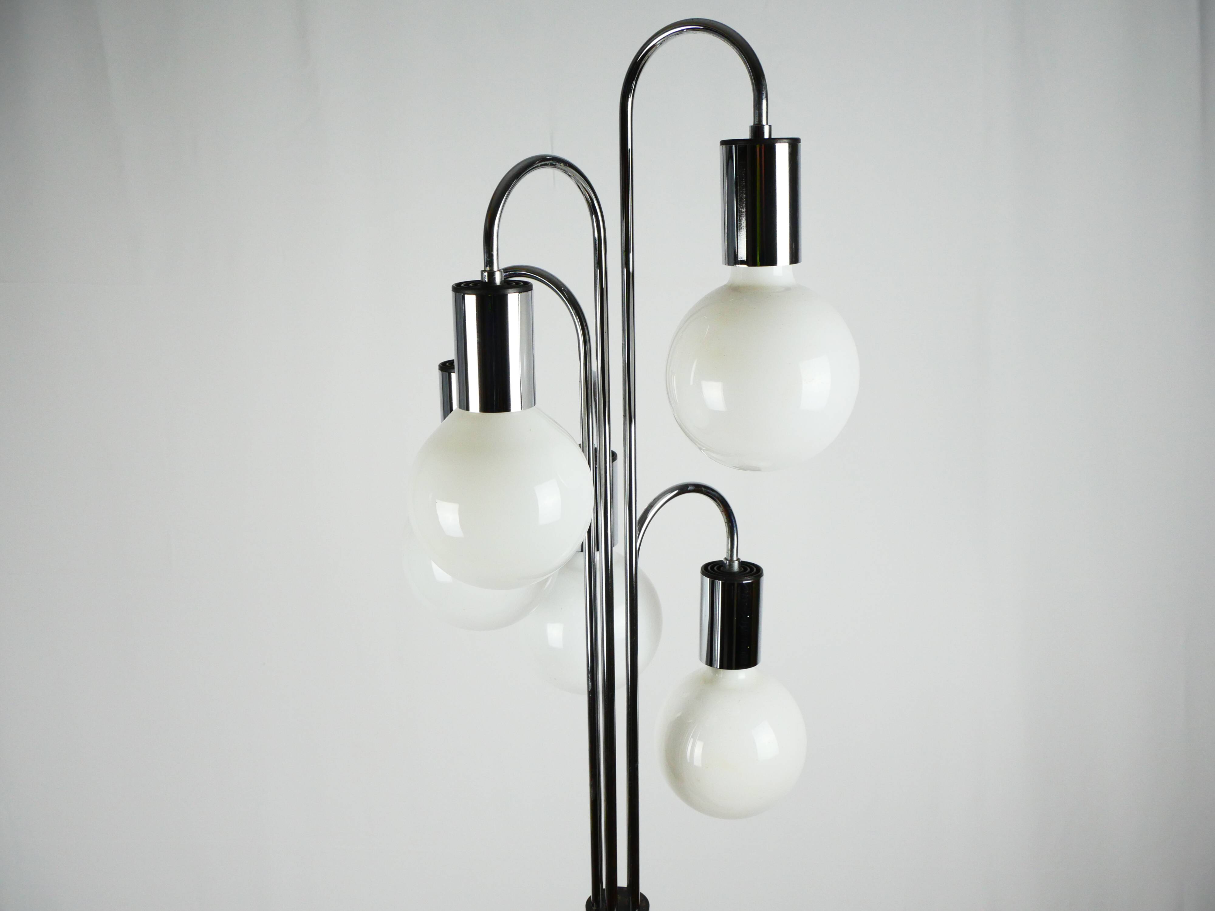 Floor lamp 5 bulbs 70s