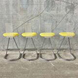 High chairs with plexiglass backrest Mirima, France