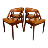 Chaises de salle à manger vintage danoises Kai Kristiansen modèle 31 – Ensemble de 4 en palissandre