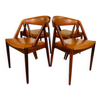 Vintage Danish Kai Kristiansen Model 31 Dining Chairs – Set of 4 in Rosewood
