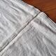 Antique French hand-woven sheet – Natural linen, early 20th century, 210 × 280 cm, 2 kg