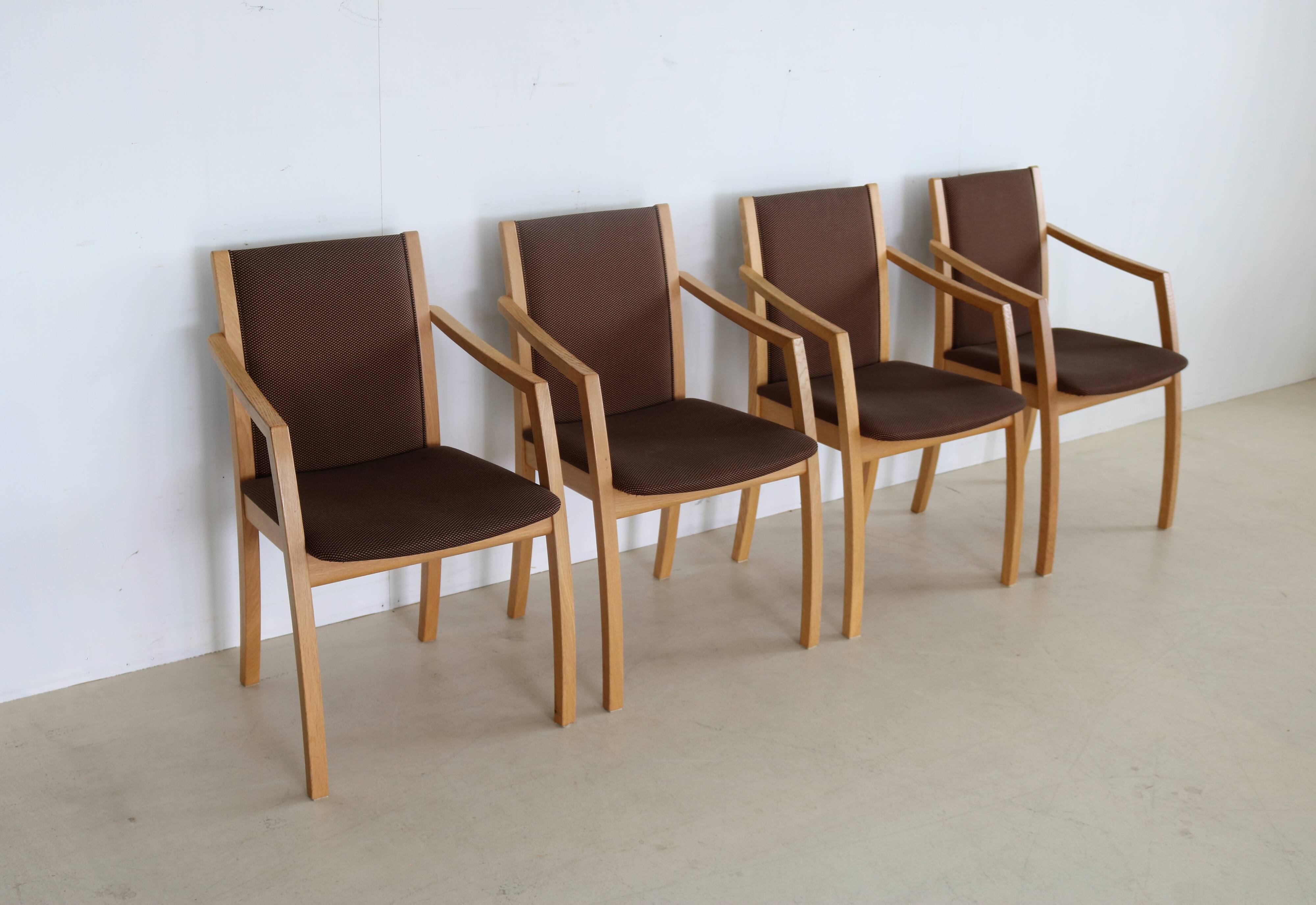 Danish set of 4 dining chairs by Skovby