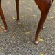 English Chippendale wooden bedside table