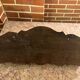 Antique large kitchen utensil shelf - dark wood - origin alsace early 19th century