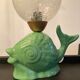 Lampe vintage poisson en céramique années 70