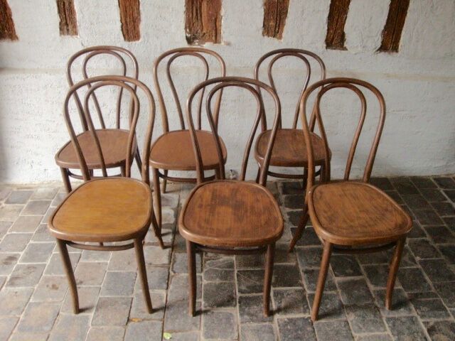 Lot de 6 chaises bistrot