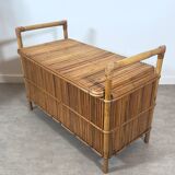 Rattan toy box